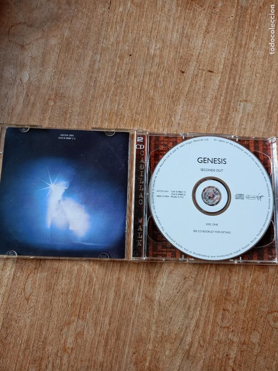 CDs de m&uacute;sica: GENESIS. SECONDS OUT. 2 CD. 2001 - Foto 2