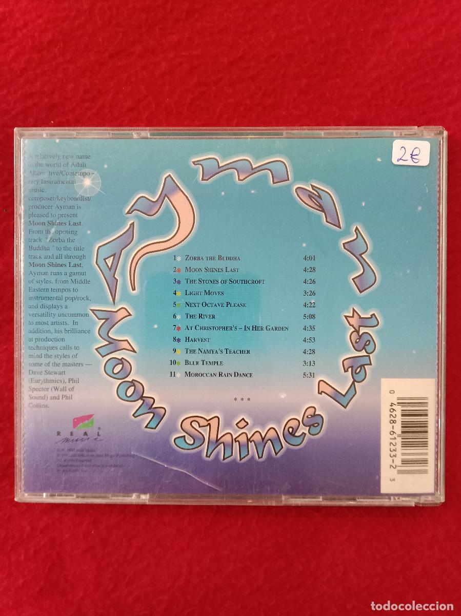 CDs de m&uacute;sica: AYMAN - MOON SHINES LAST - CD. - Foto 2