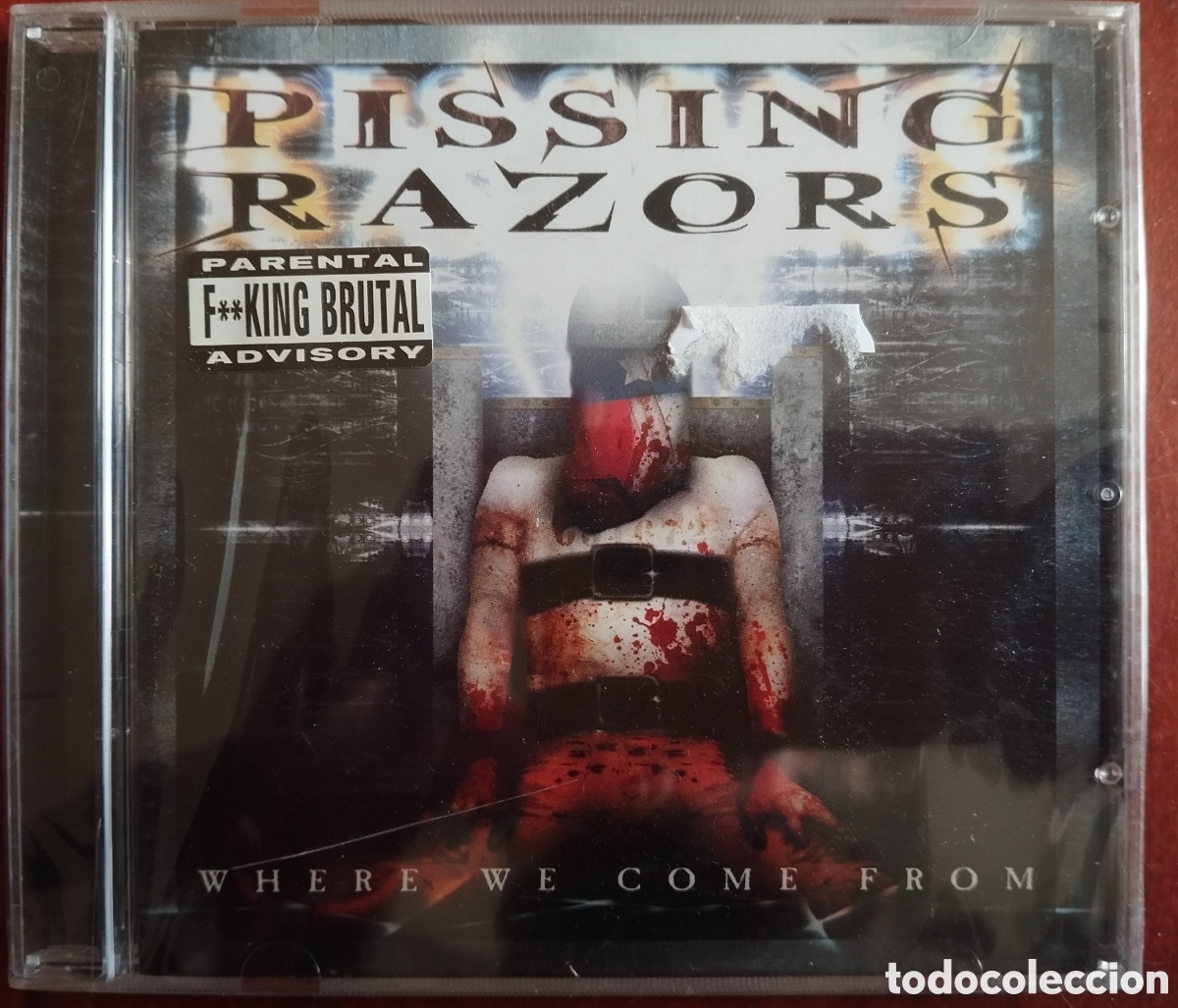 CDs de m&uacute;sica: Pissing Razors - Where We come from - CD - Foto 1