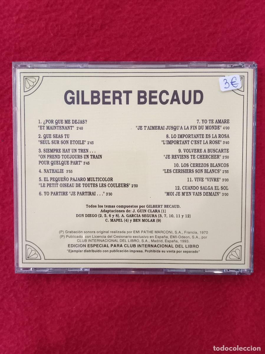 CDs de m&uacute;sica: Una Gran Decada Los 60 de los 60 para Recordar - Gilbert Becaud - CD. - Foto 2