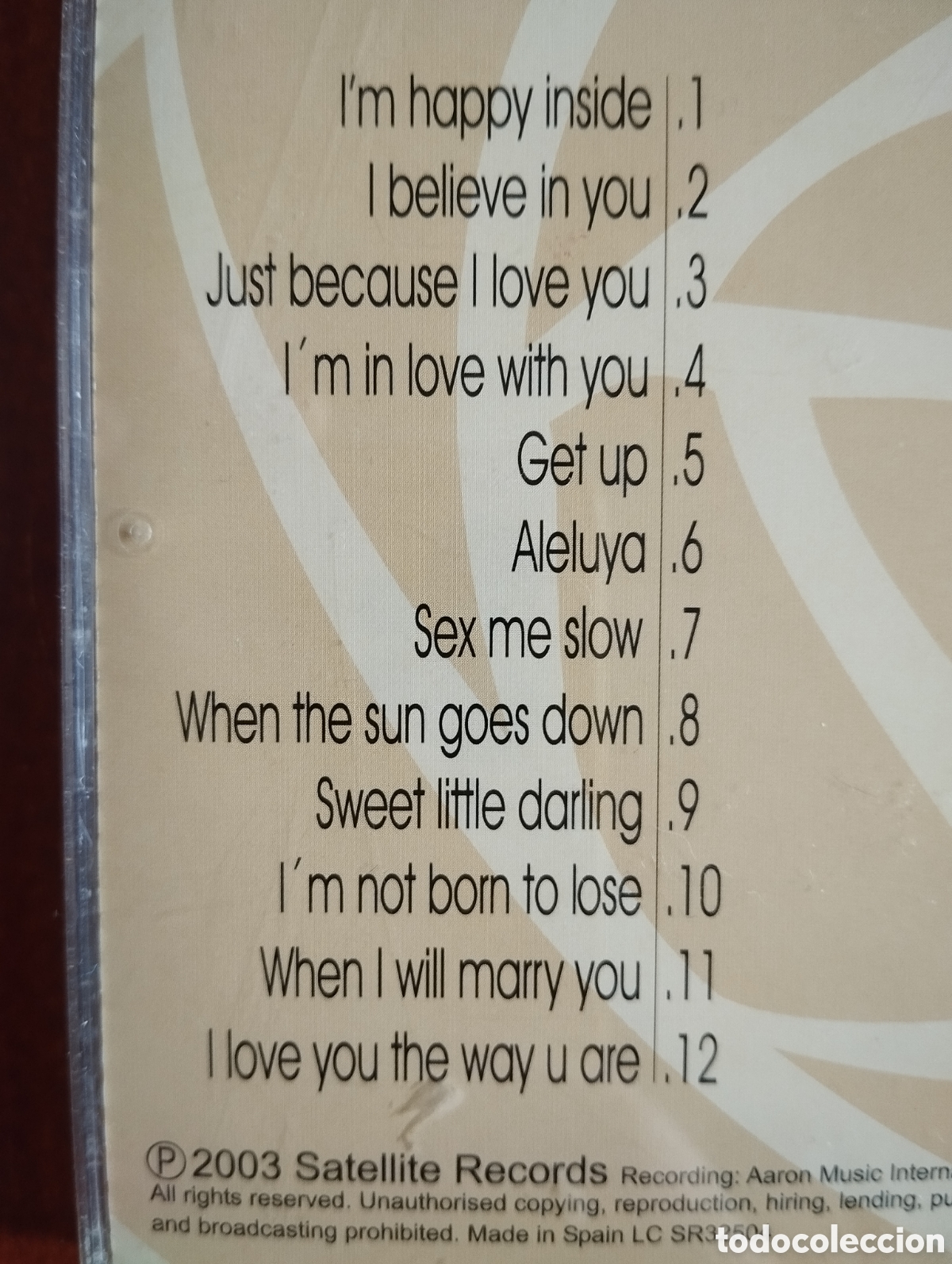 CDs de m&uacute;sica: Aaron Lordson - Im Happy Inside - CD - Foto 3