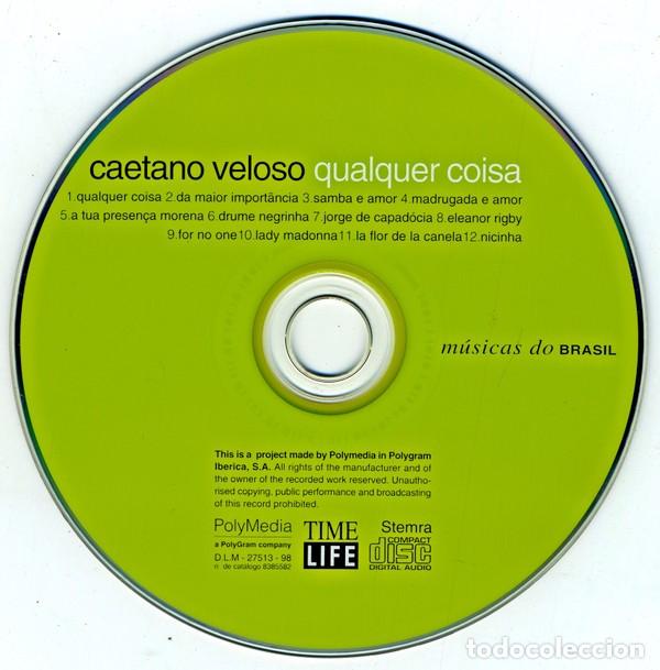 CDs de m&uacute;sica: Caetano Veloso &lrm;&ndash; Qualquer Coisa - CD - OFERTA - Foto 3