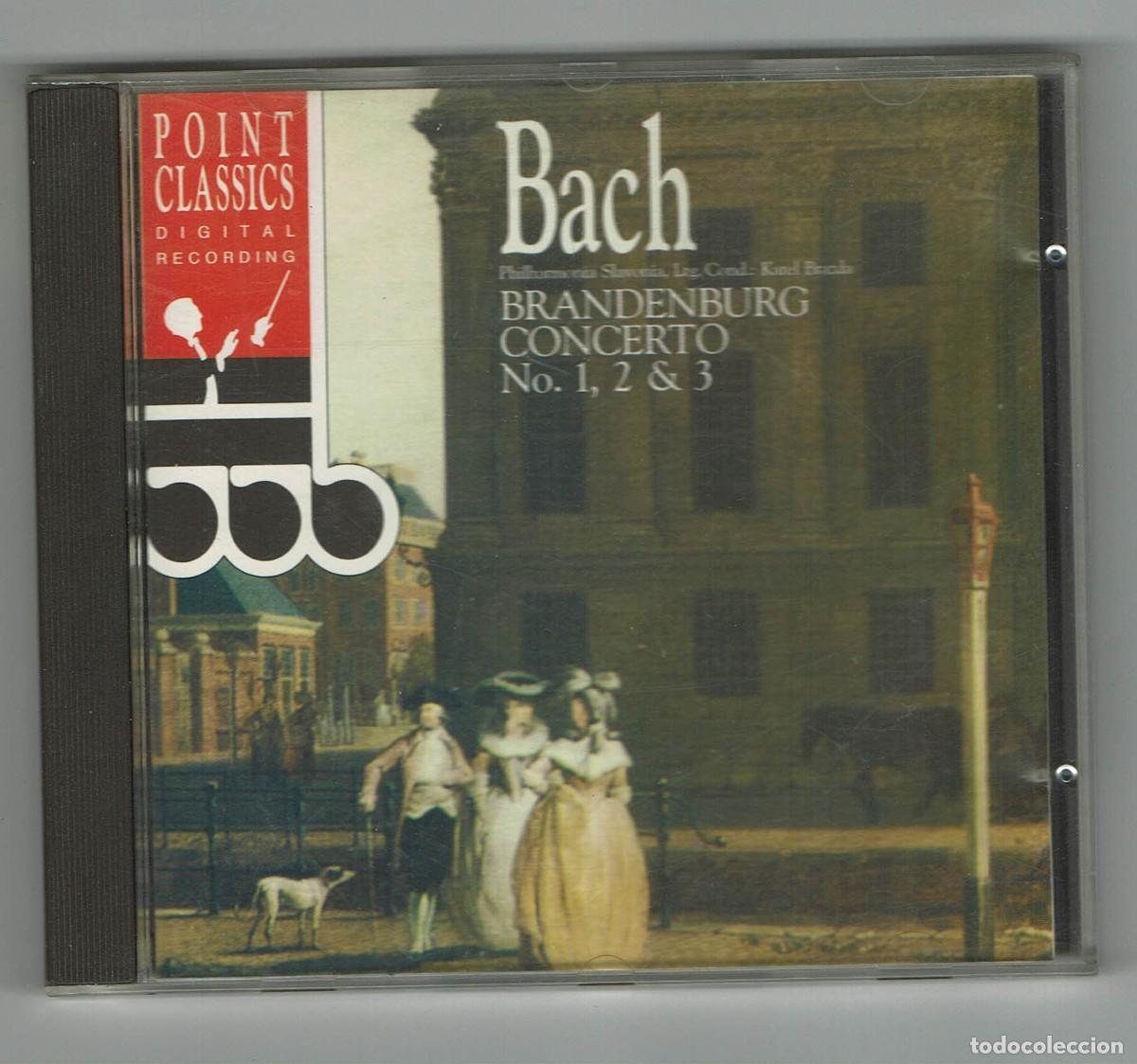 CDs de m&uacute;sica: BACH / BRANDENBURG CONCERTO 1,2,3 / POINT CLASSICS / CD - Foto 1