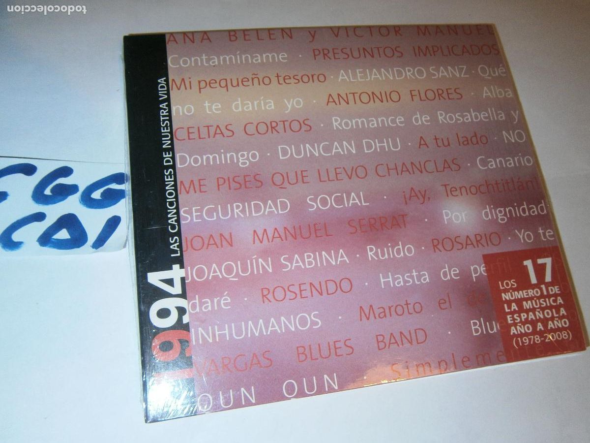 CDs de m&uacute;sica: ANTIGUO CD - LAS CANCIONES DE NUESTRA VIDA - 1994 - Foto 1