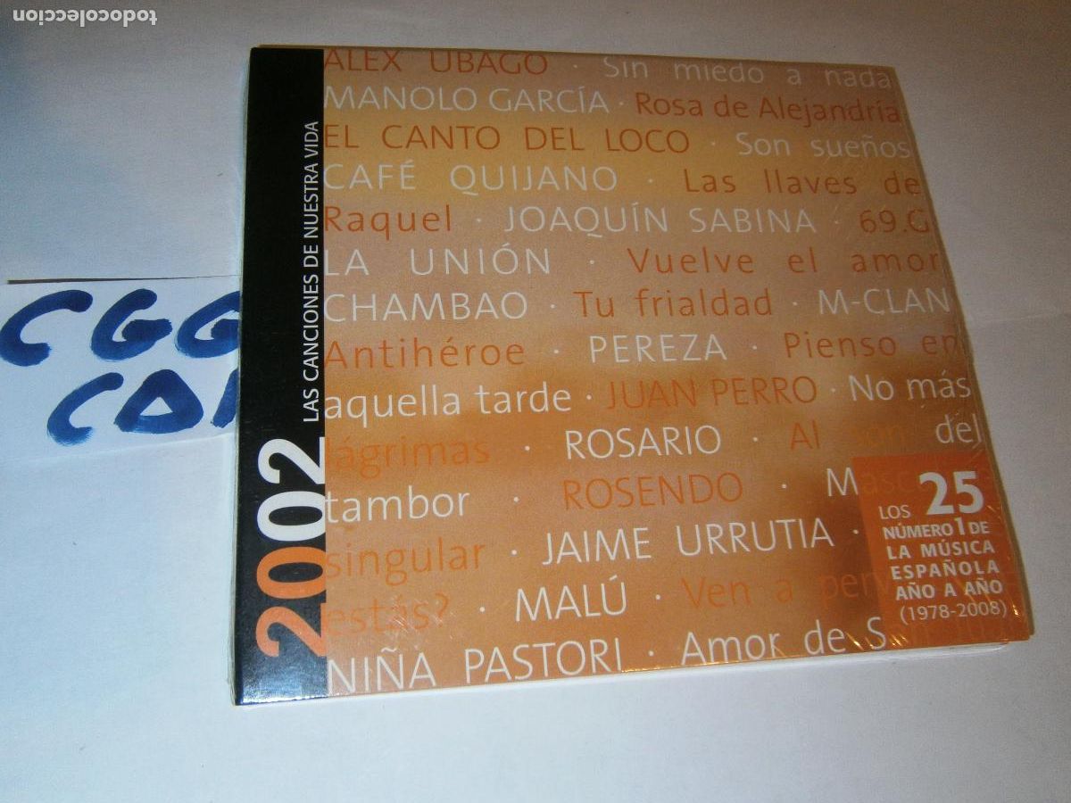 CDs de m&uacute;sica: ANTIGUO CD - LAS CANCIONES DE NUESTRA VIDA - 2002 - Foto 1