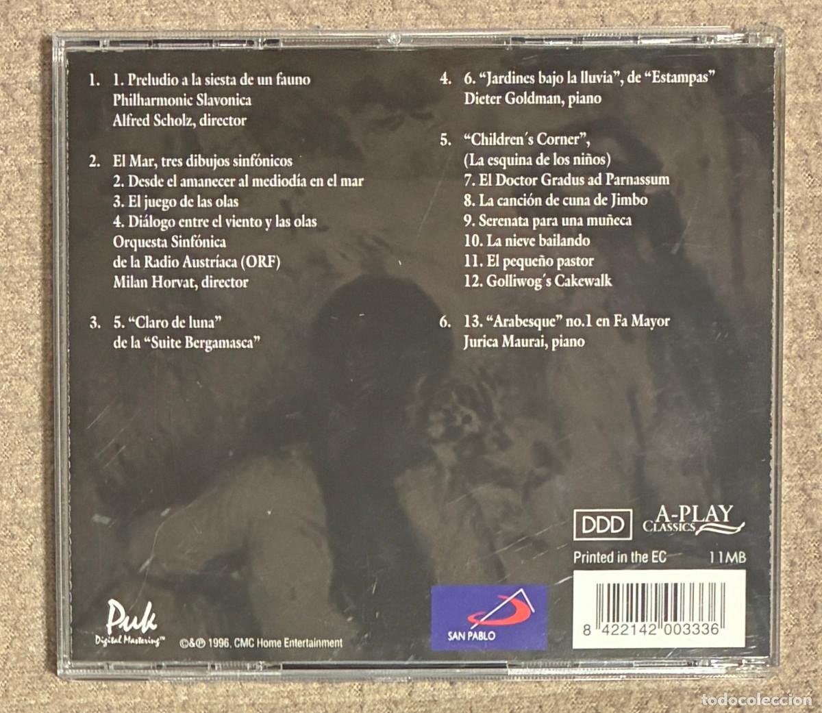 CDs de m&uacute;sica: Debussy. Claro de Luna (1030CD) - Foto 2