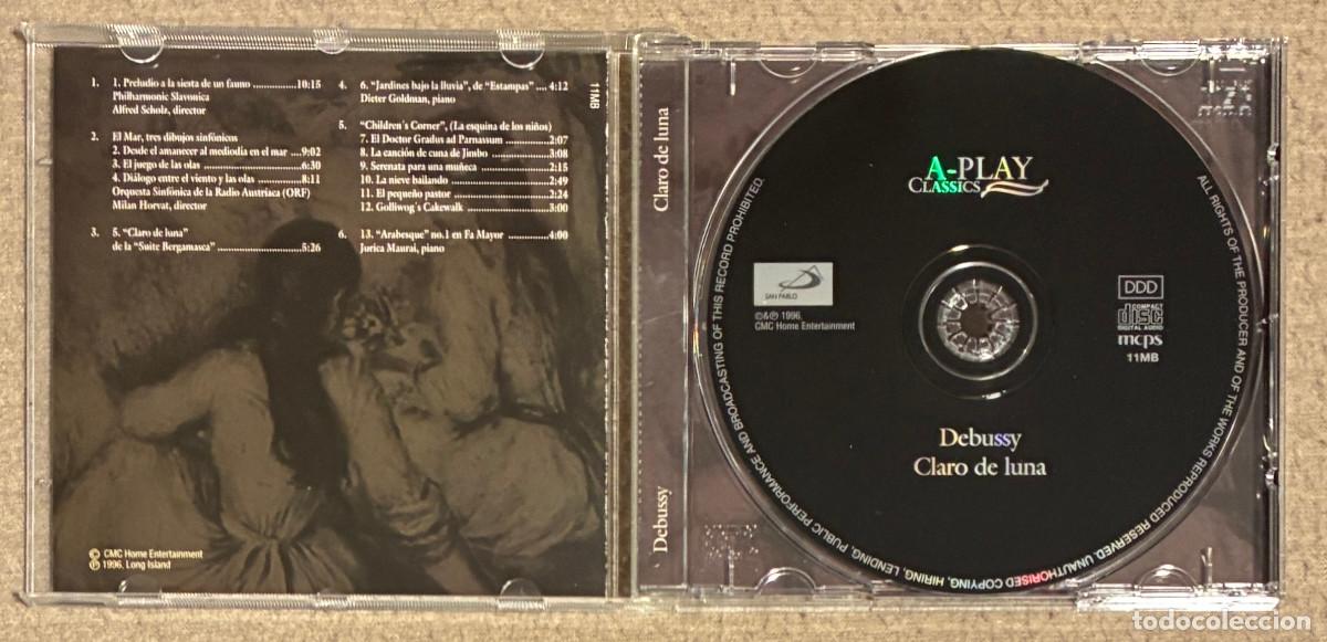 CDs de m&uacute;sica: Debussy. Claro de Luna (1030CD) - Foto 3