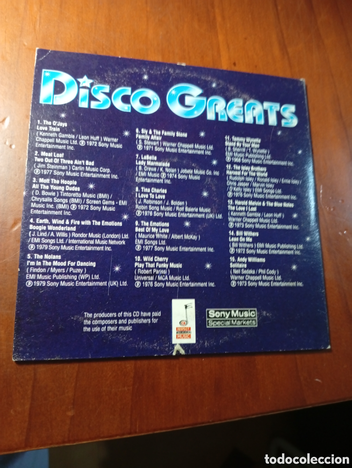 CDs de m&uacute;sica: CD SINGLE DISCO GREATS DAILY MAIL - Foto 2