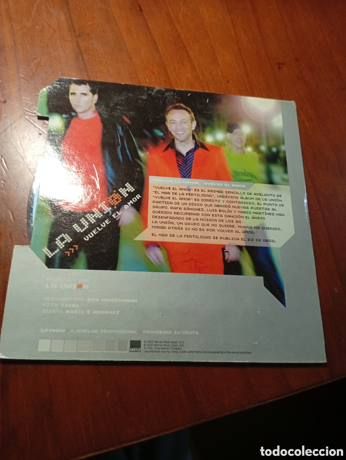 CDs de m&uacute;sica: CD SINGLE LA UNION VUELVE EL AMOR - Foto 2