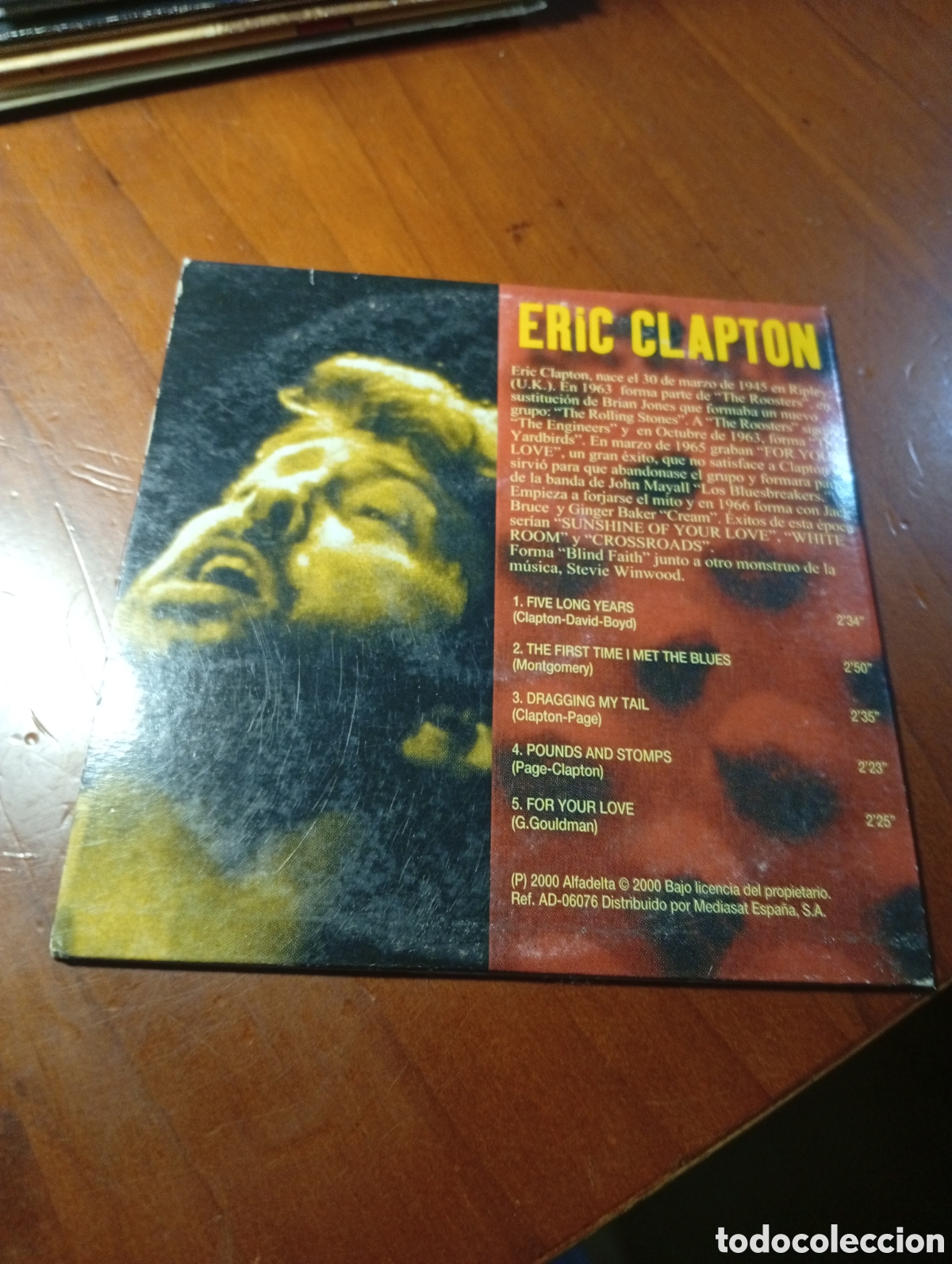 CDs de m&uacute;sica: CD SINGLE ERIC CLAPTON GRANDES MITOS II - Foto 2