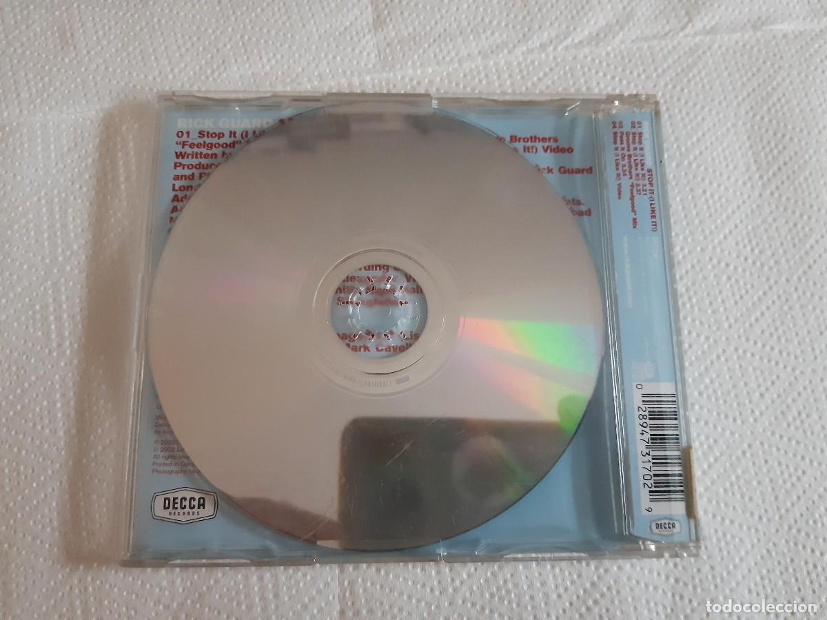 CDs de m&uacute;sica: RICK GUARD - STOP IT I LIKE IT CD SINGLE 4 TEMAS 2002 cd - Foto 2