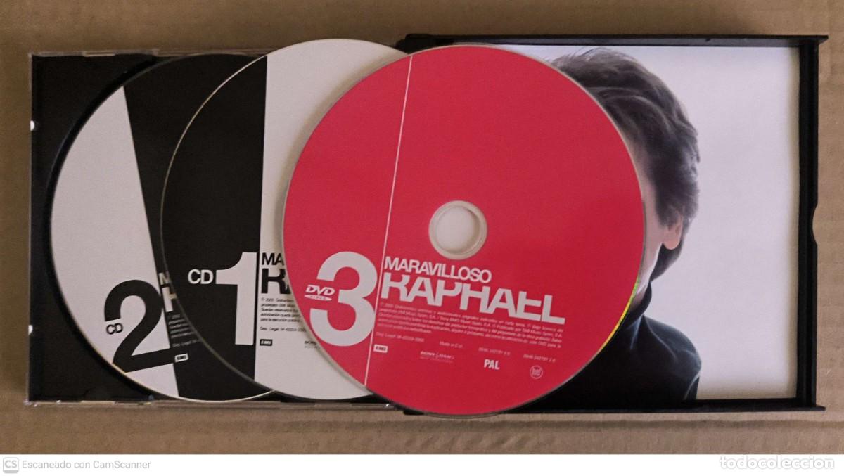 CDs de m&uacute;sica: RAPHAEL (MARAVILLOSO RAPHAEL) 2 CDs + DVD 2005 - Foto 3