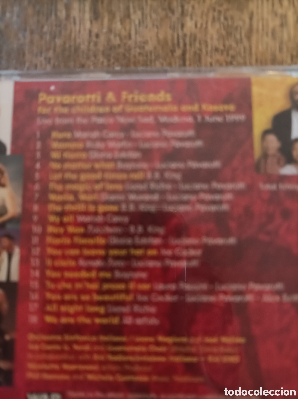 CDs de m&uacute;sica: Pavarotti & Friends. Cd. - Foto 2