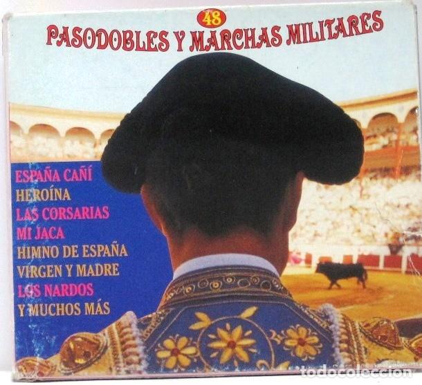 CDs de m&uacute;sica: PASODOBLES Y MARCHAS MILITARES - CD - Foto 1