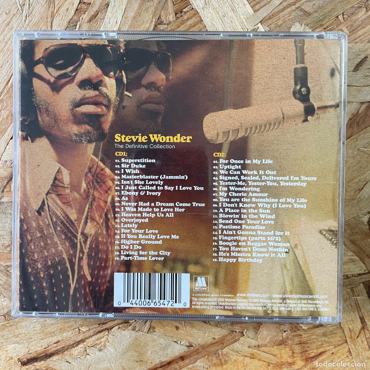 CDs de m&uacute;sica: CD Stevie Wonder &ndash; The Definitive Collection - Foto 2