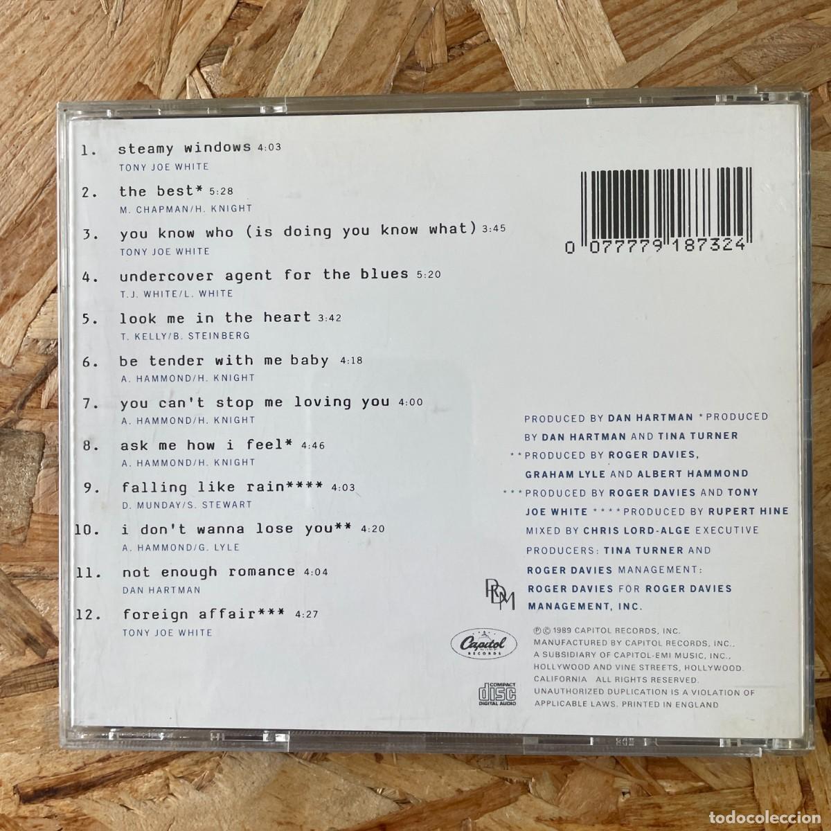 CDs de m&uacute;sica: CD Tina Turner &ndash; Foreign Affair - Foto 2