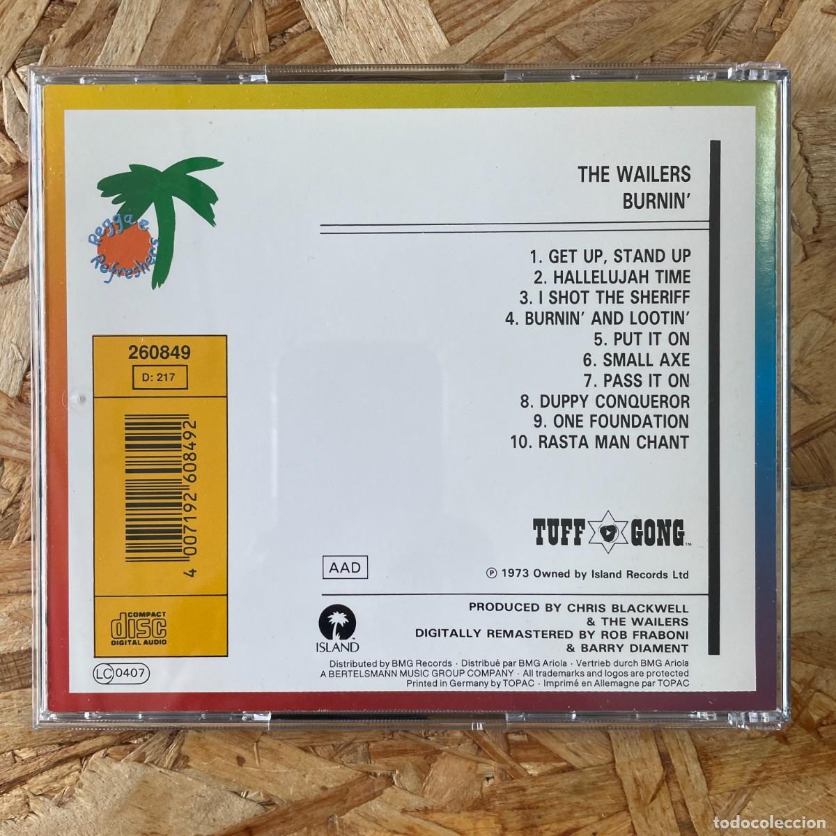 CDs de m&uacute;sica: CD The Wailers &ndash; Burnin - Foto 2