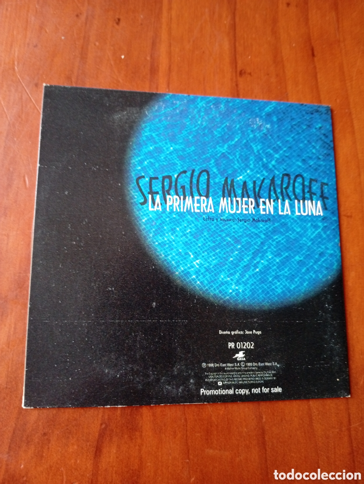 CDs de m&uacute;sica: CD SINGLE SERGIO MAKAROFF LA PRIMERA MUJER EN LA LUNA - Foto 2