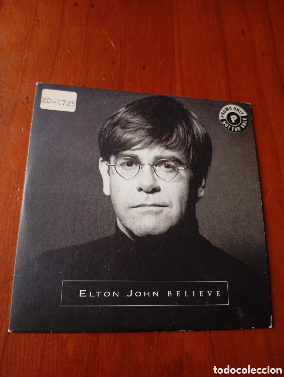 CDs de m&uacute;sica: CD SINGLE ELTON JOHN BELIEVE - Foto 1