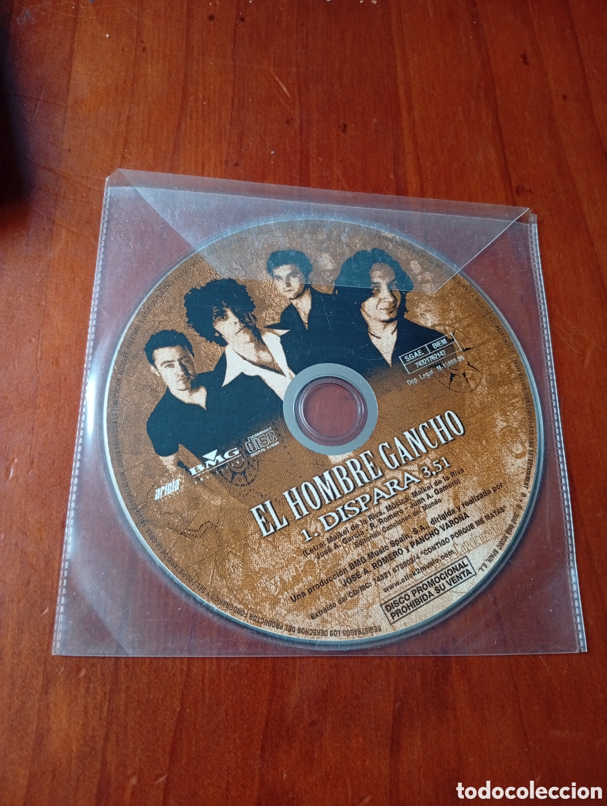 CDs de m&uacute;sica: CD SINGLE EL HOMBRE GANCHO DISPARA - Foto 1