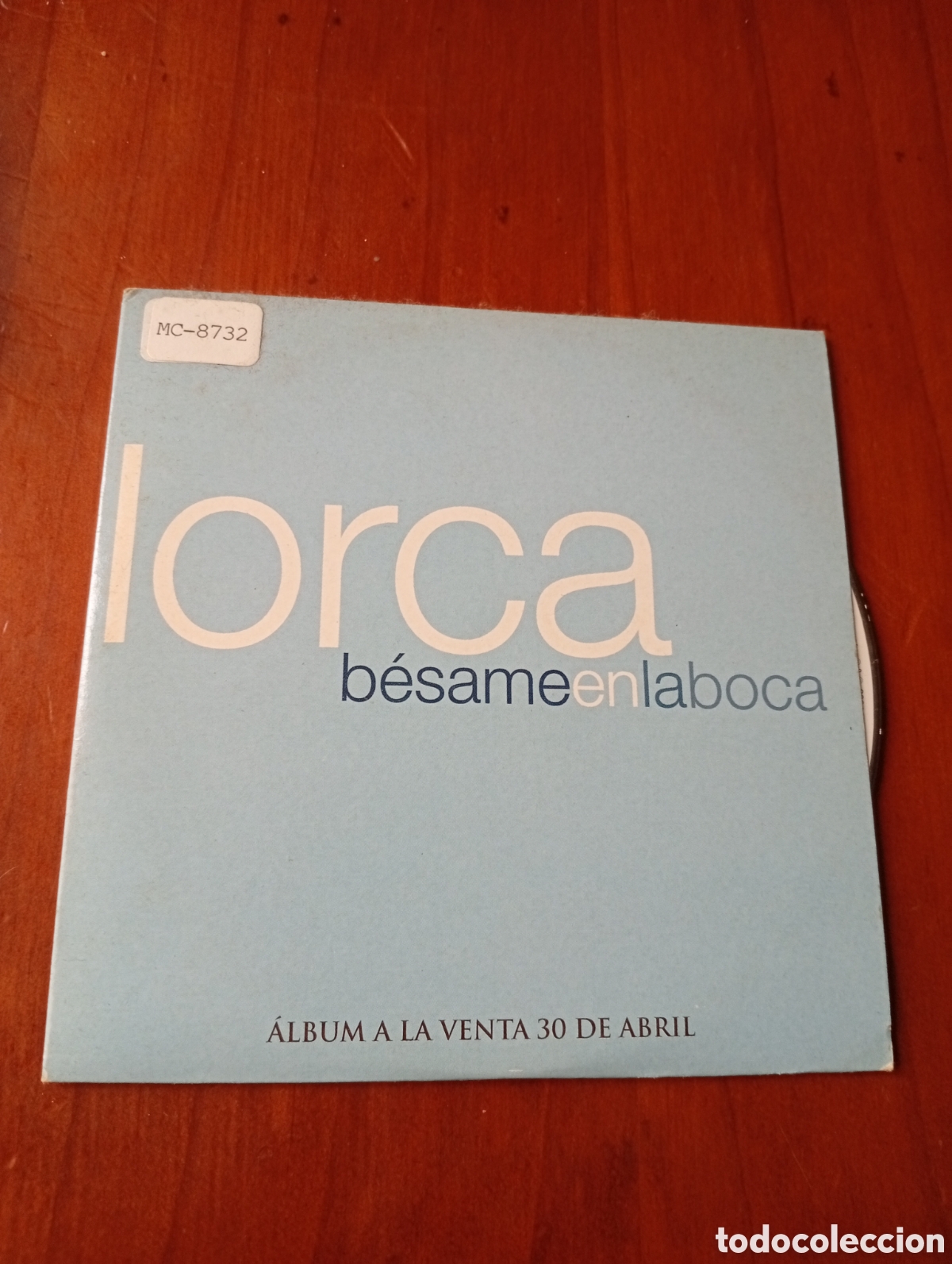 CDs de m&uacute;sica: CD SINGLE LORCA BESAME EN LA BOCA - Foto 1