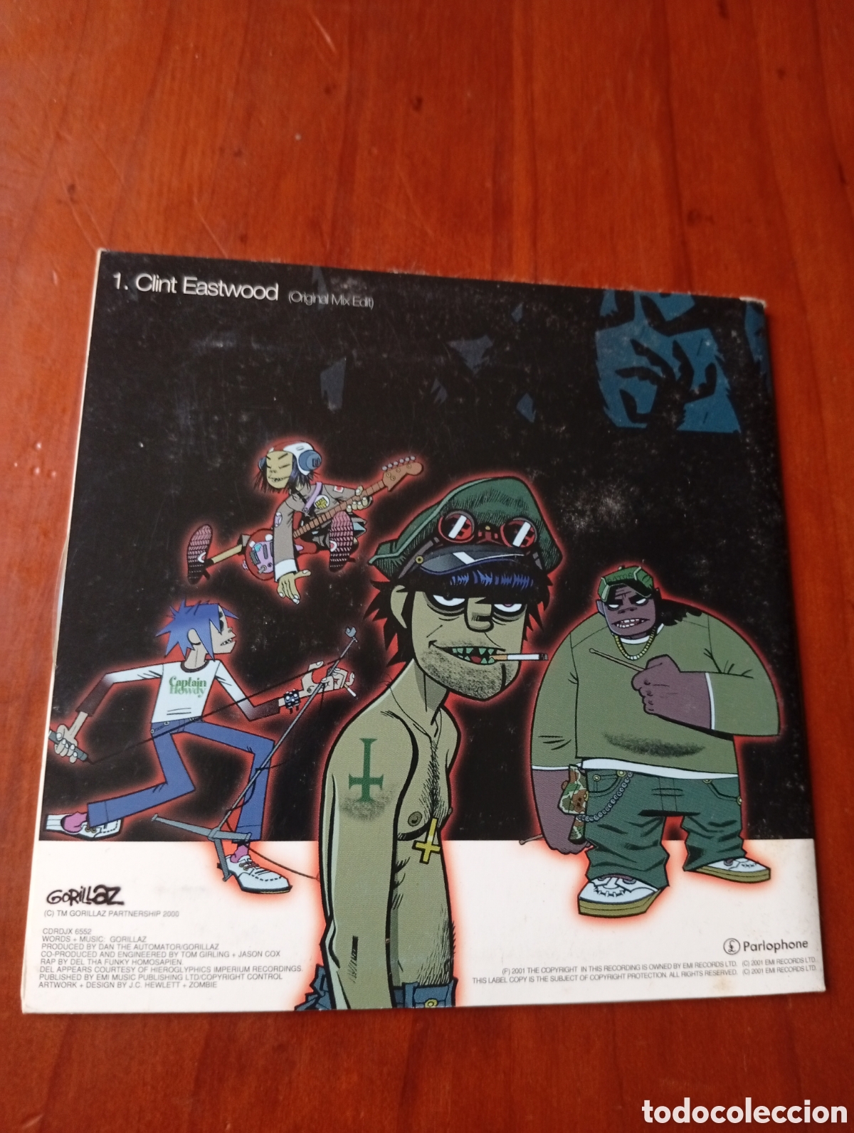 CDs de m&uacute;sica: CD SINGLE GORILLAZ CLINT EASTWOOD - Foto 2