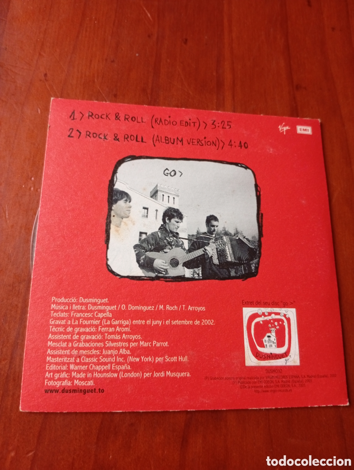 CDs de m&uacute;sica: CD SINGLE DUSMINGUET A MI ME GUSTA EL ROCK & ROLL - Foto 2