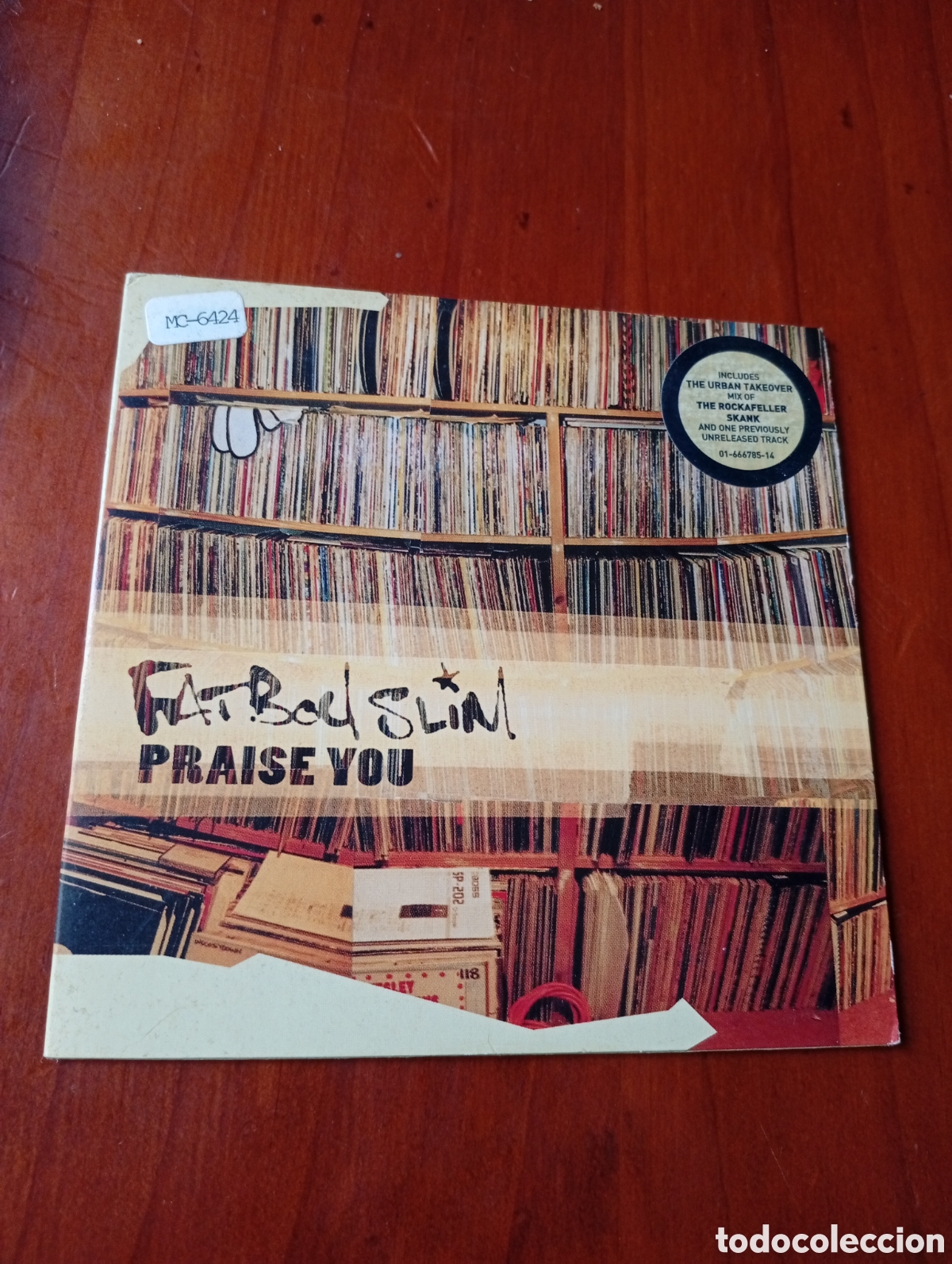 CDs de m&uacute;sica: CD FAT BOY SLIM PRAISE YOU - Foto 1