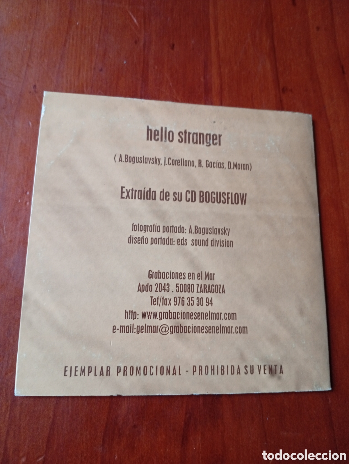 CDs de m&uacute;sica: CD BOGUSFLOW HELLO STRONGER - Foto 2