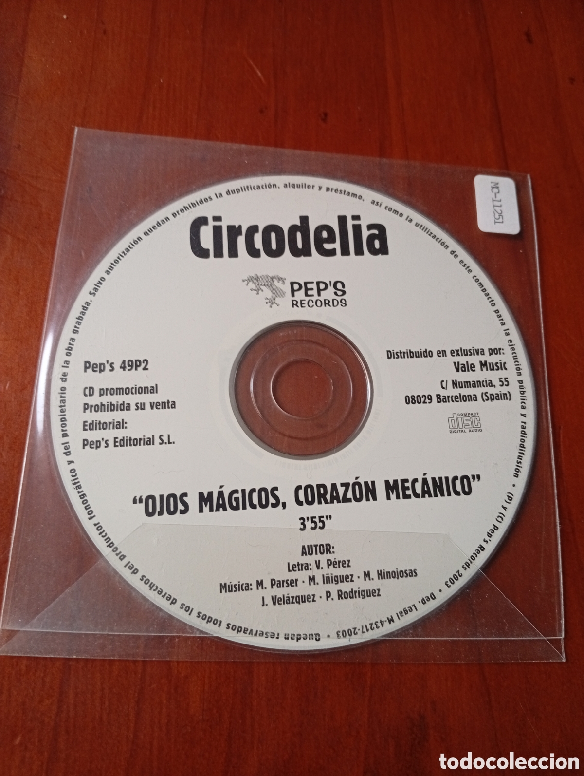 CDs de m&uacute;sica: CD CIRCODELIA OJOS MAGICOS CORAZON MECANICO - Foto 1