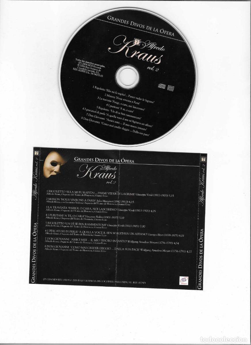CDs de m&uacute;sica: ALFREDO KRAUS. GRANDES DIVOS DE LA OPERA (2) - Foto 1