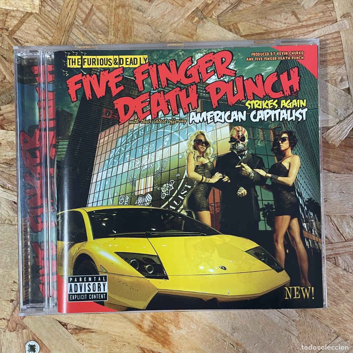CDs de m&uacute;sica: CD - Five Finger Death Punch &ndash; American Capitalist - Foto 1
