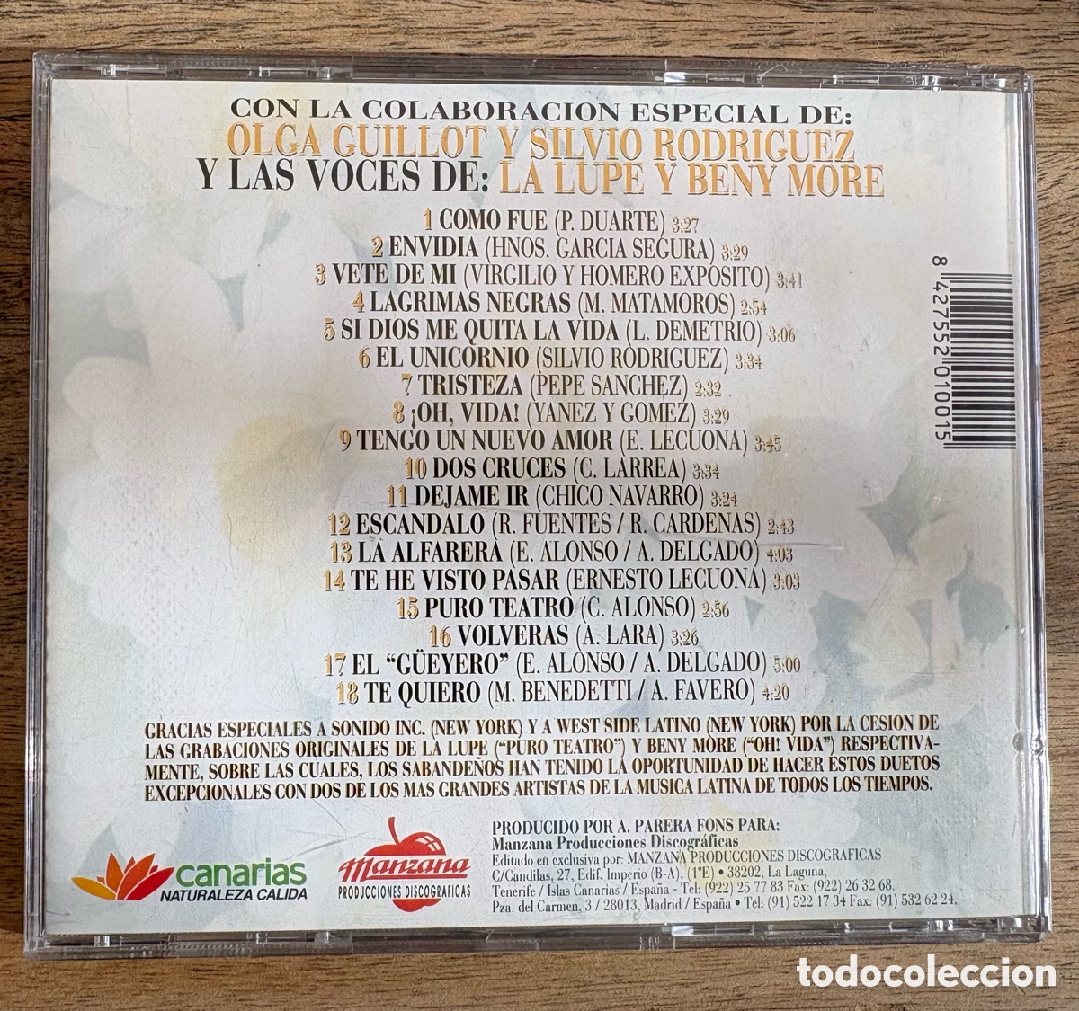 CDs de m&uacute;sica: LOS SABANDE&Ntilde;OS - BOLERO - CD - Foto 2