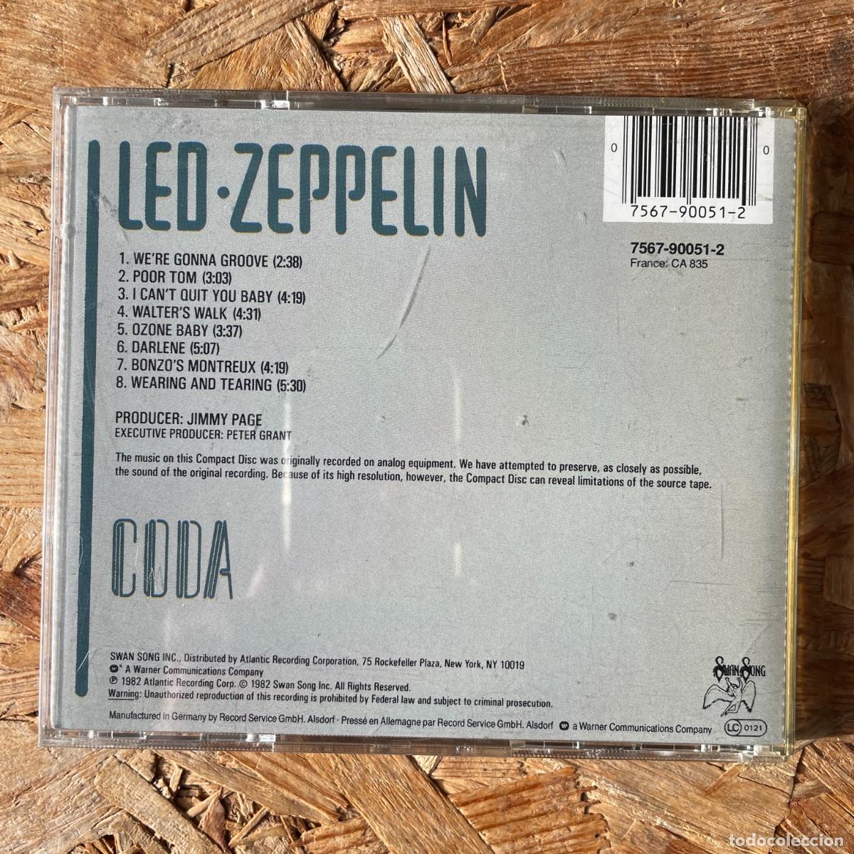 CDs de m&uacute;sica: CD - Led Zeppelin &ndash; Coda - Foto 2