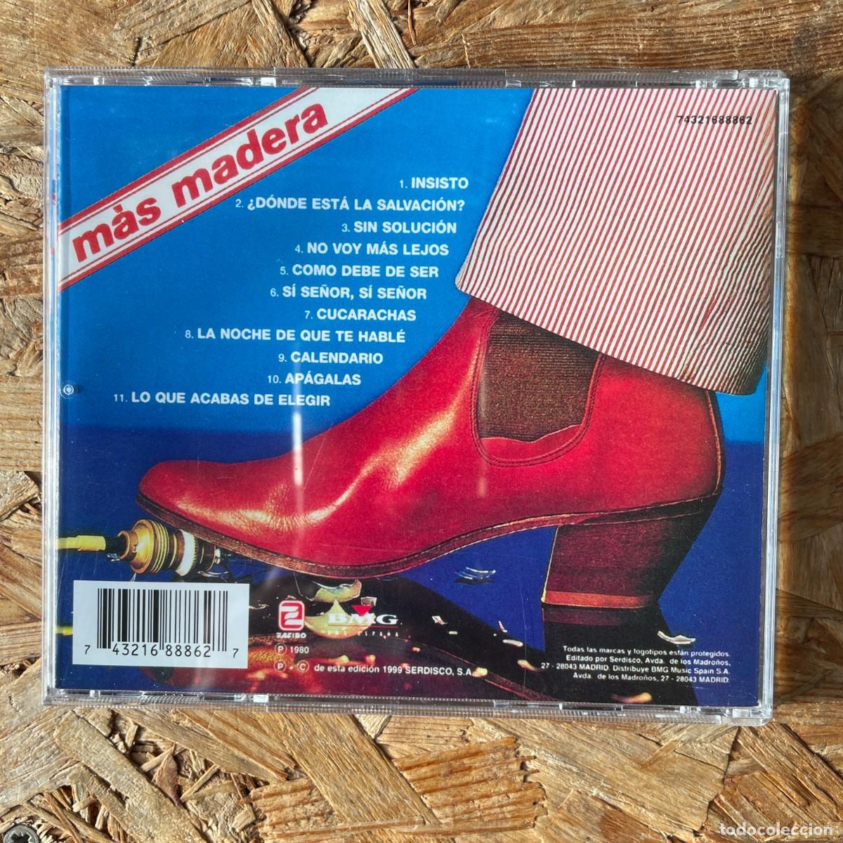 CDs de m&uacute;sica: CD - Le&ntilde;o &ndash; M&aacute;s Madera - Foto 2