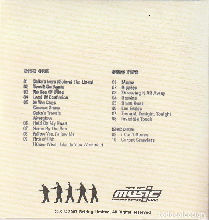 CDs de m&uacute;sica: 2 CDs - GENESIS - Live in LINZ 2007 - Foto 2