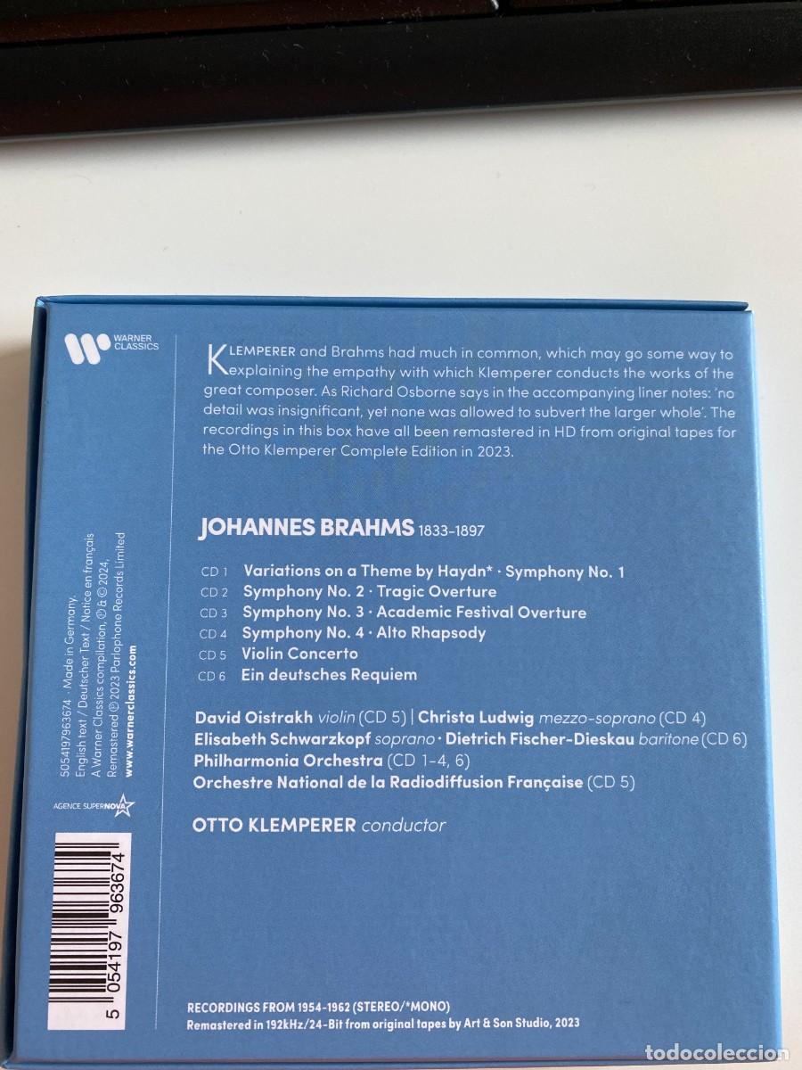 CDs de m&uacute;sica: BRAHMS THE COMPLETE SYMPHONIES 6CD - Foto 2