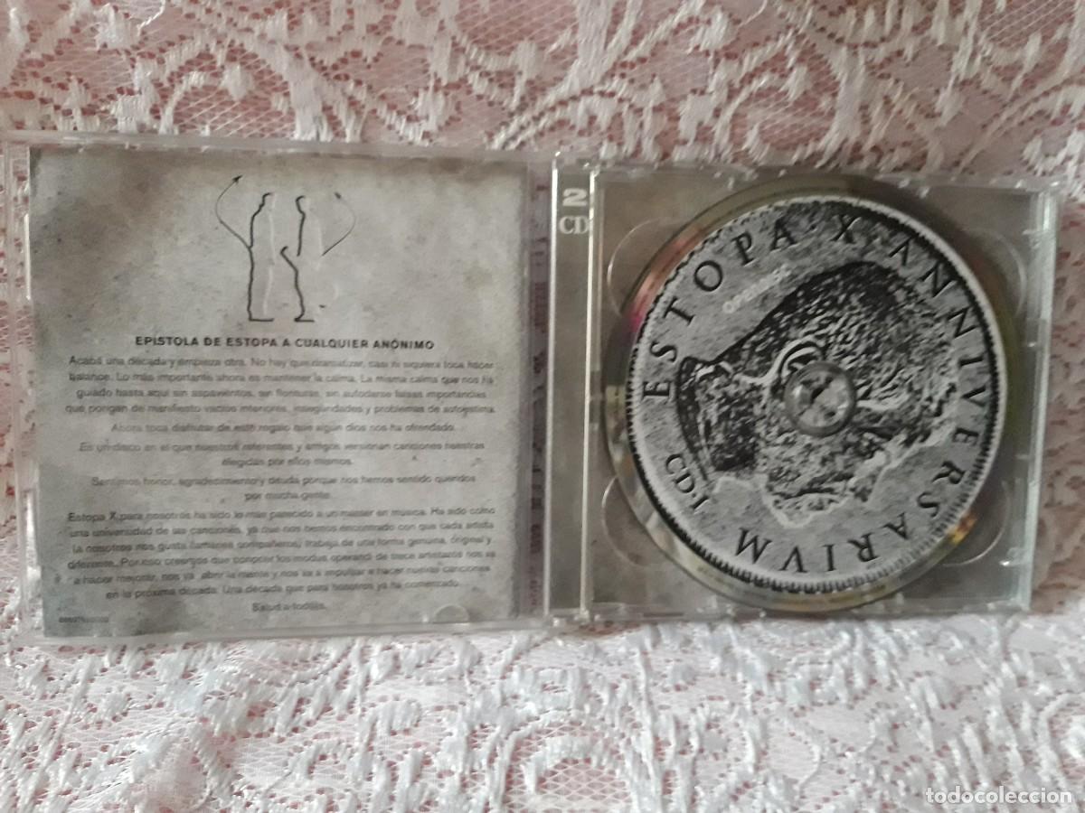 CDs de m&uacute;sica: CD ESTOPA X ANIVERSARIUM-2009 - Foto 2