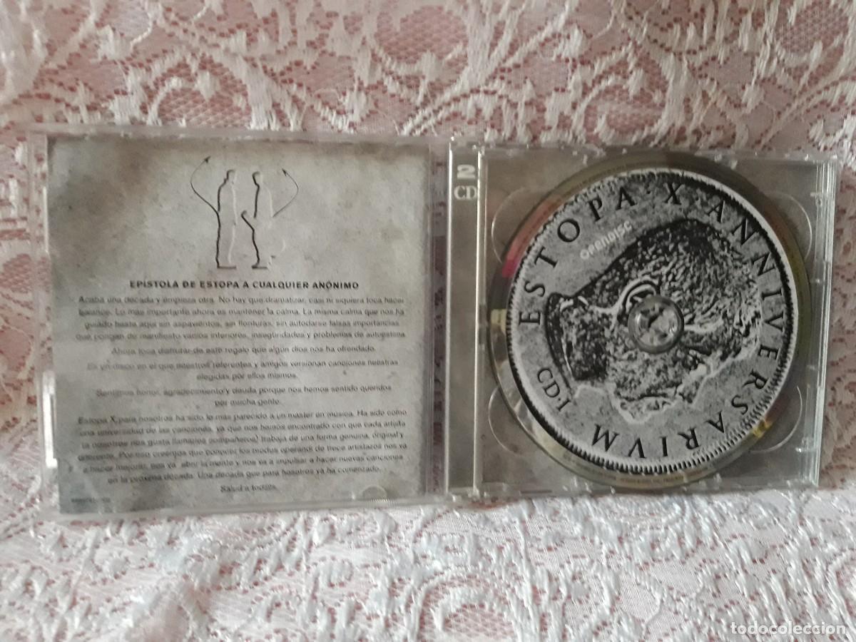 CDs de m&uacute;sica: CD ESTOPA X ANIVERSARIUM-2009 - Foto 4