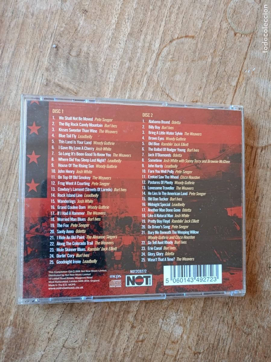 CDs de m&uacute;sica: AMERICAN FOLK ANTHOLOGY. 2 CD. 2008 - Foto 5