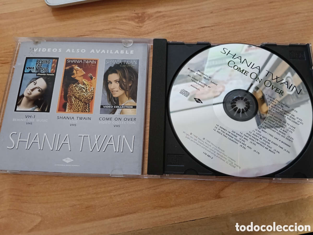 CDs de m&uacute;sica: SHANIA TWAIN Cd &rdquo;Come on Over&rdquo; - Foto 2