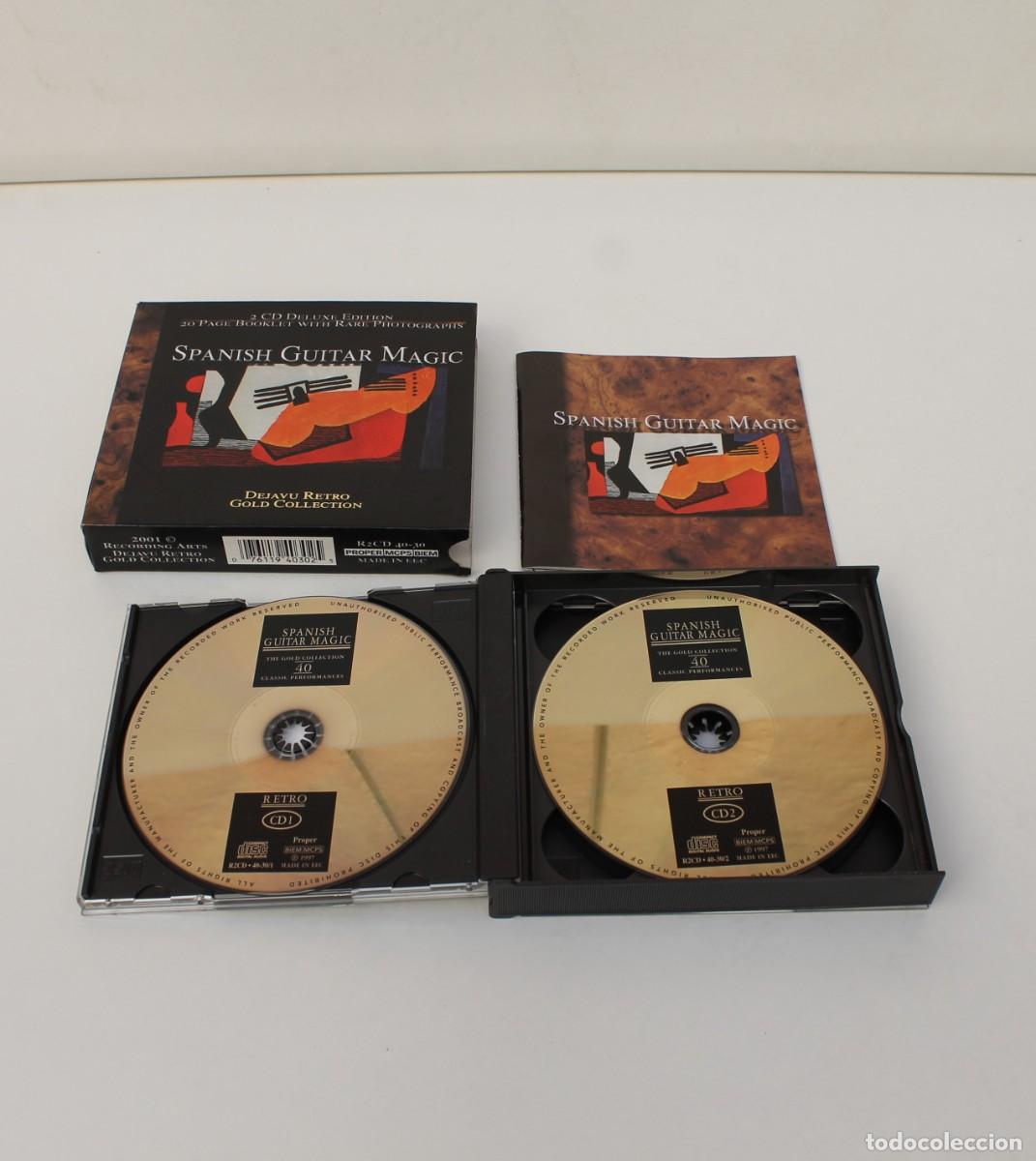 CDs de m&uacute;sica: CD- SPANISH GUITAR MAGIC, DOBLE CD - Foto 2