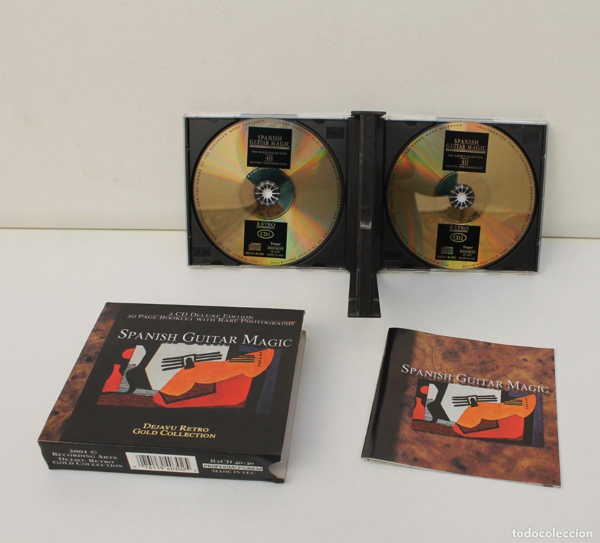CDs de m&uacute;sica: CD- SPANISH GUITAR MAGIC, DOBLE CD - Foto 4