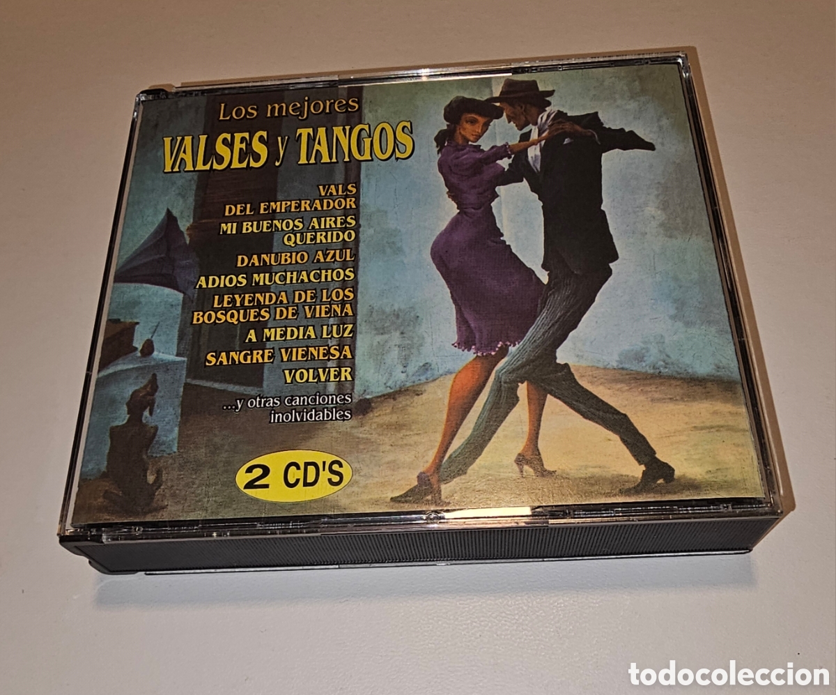 CDs de m&uacute;sica: Cd doble valses y tangos. - Foto 1