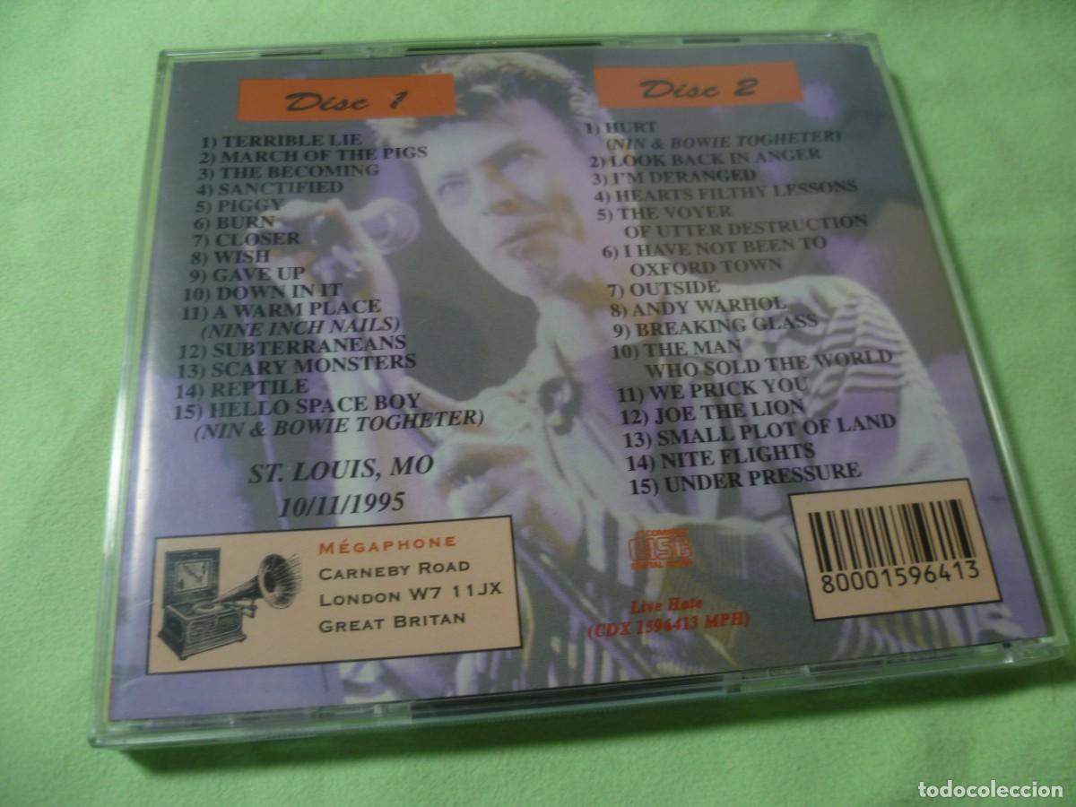CDs de m&uacute;sica: David Bowie and Nine Inch Nails Live Hate 2CD exc - Foto 7