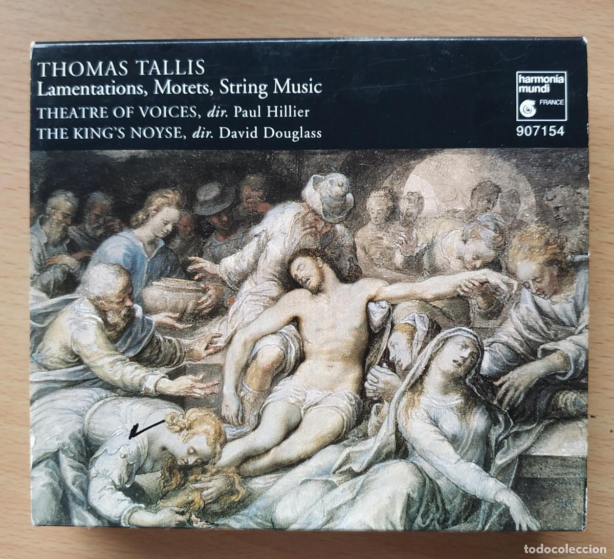 CDs de m&uacute;sica: CD THOMAS TALLIS LAMENTATIONS MOTETS, STRING MUSIC - Foto 1