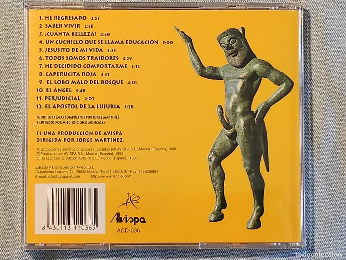 CDs de m&uacute;sica: Ilegales: El ap&oacute;stol de la lujuria - Foto 2