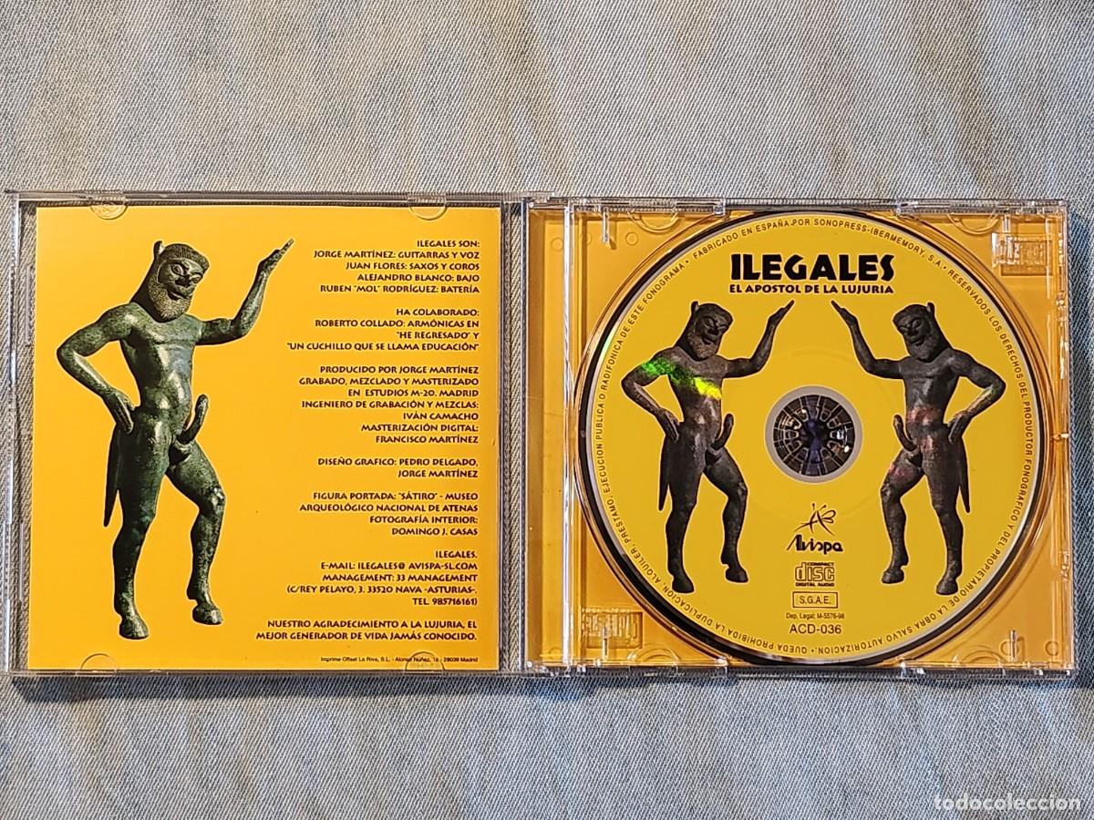 CDs de m&uacute;sica: Ilegales: El ap&oacute;stol de la lujuria - Foto 3