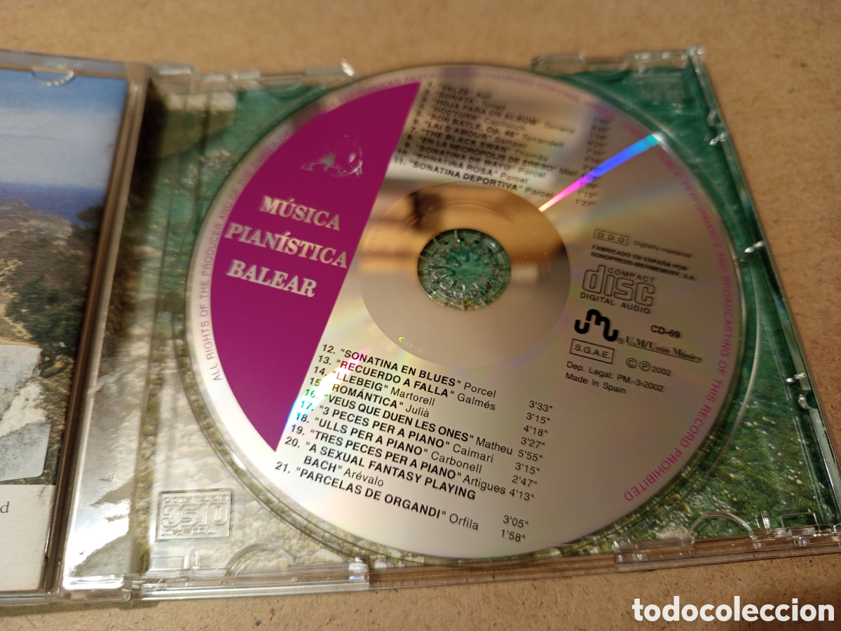 CDs de m&uacute;sica: MUSICA PIANISTICA BALEAR (CD) - Foto 2