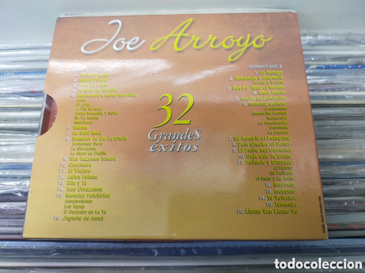 CDs de m&uacute;sica: Joe arroyo doble CD 32 grandes &eacute;xitos - Foto 2